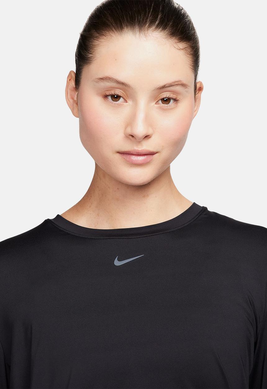 Nike - W Nk One Classic Df Ls Top - Black/Black