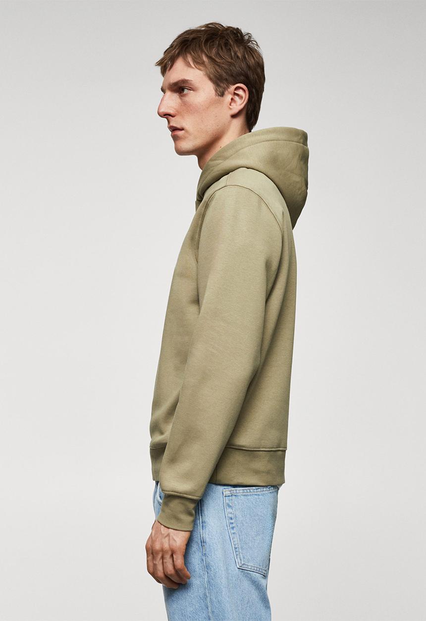MANGO - Sweat shirt atelier - khaki