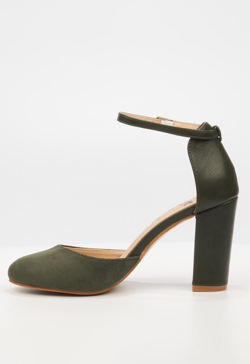 Butterfly Feet - Rana 1 block heel - olive