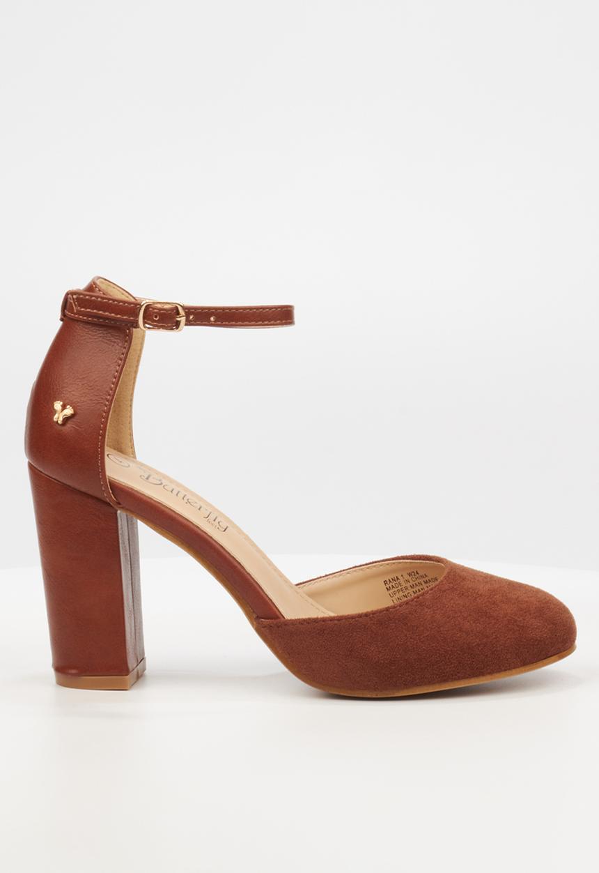 Butterfly Feet - Rana 1 block heel - tan