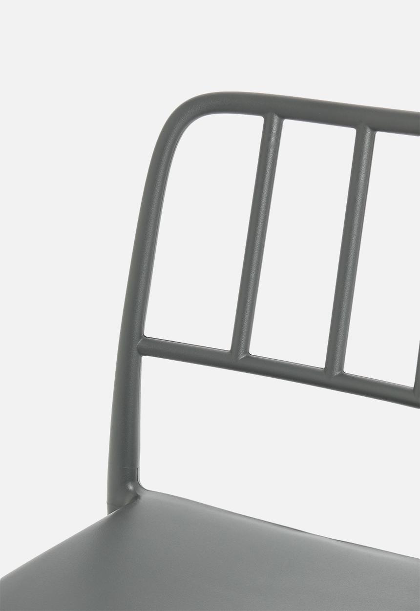H&S - Baela stackable chair - charcoal