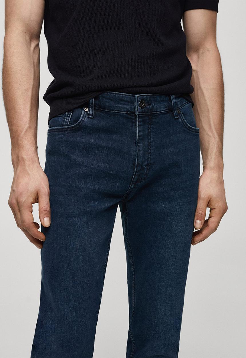 MANGO - Jeans jude - open blue