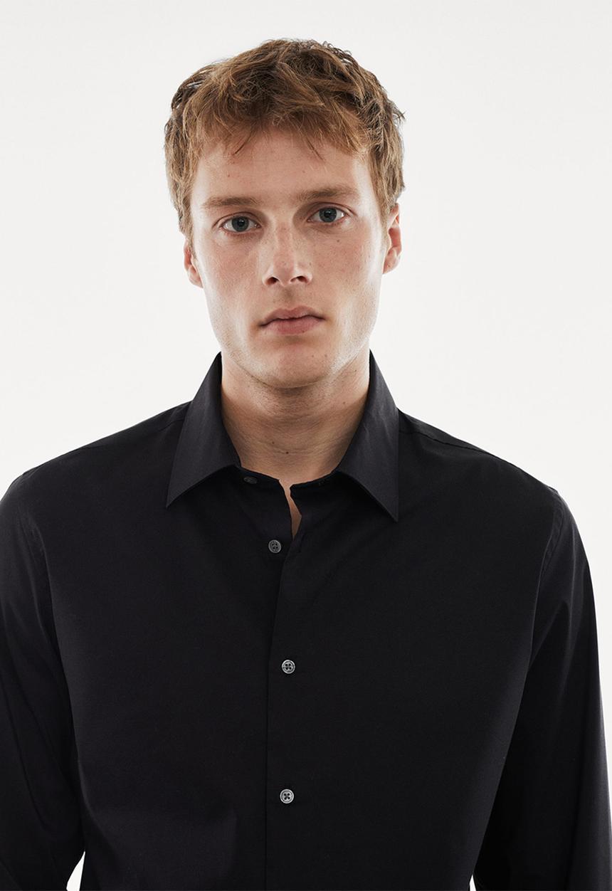 MANGO - Shirt play - black