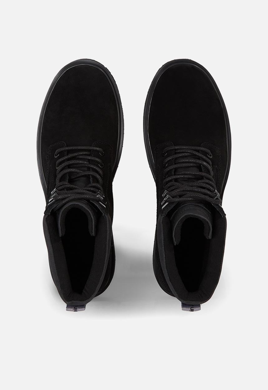 Calvin Klein - Eva mid lace-up boot suede - black 
