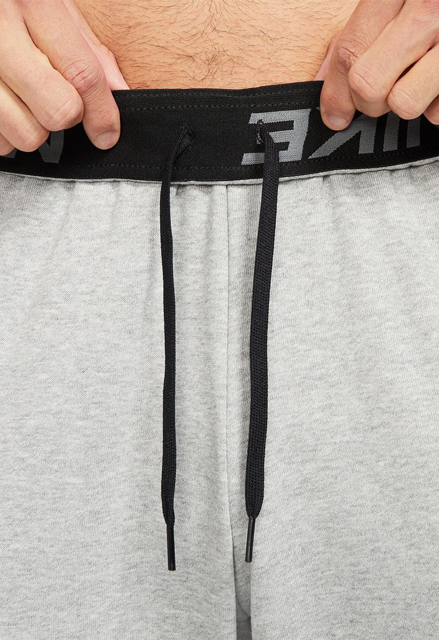 Nike - Dri-FIT Taper Fitness Fleece Trouser - dark grey heather & black 