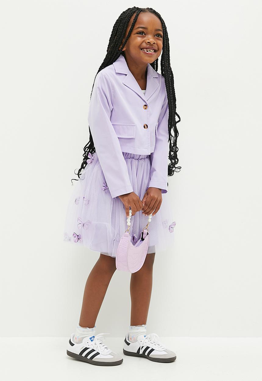 Pop Candy - 3 Piece skirt & jacket set - lilac