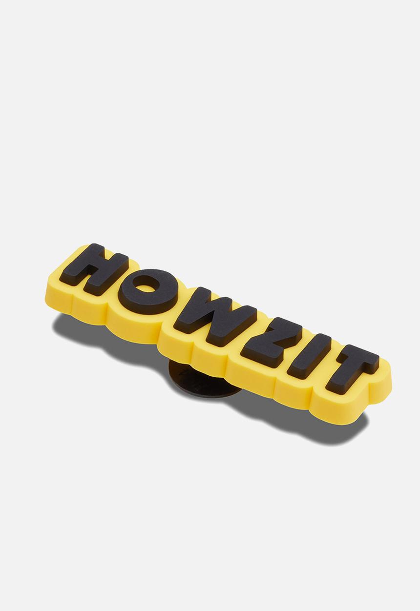 Crocs - Howzit loose jibbitz - black & yellow