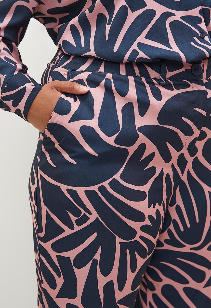 Superbalist - Co-ord printed straight leg - Organic graphic lines