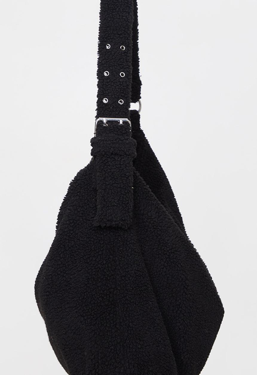 PrettyLittleThing - Black oversized borg tote bag - black