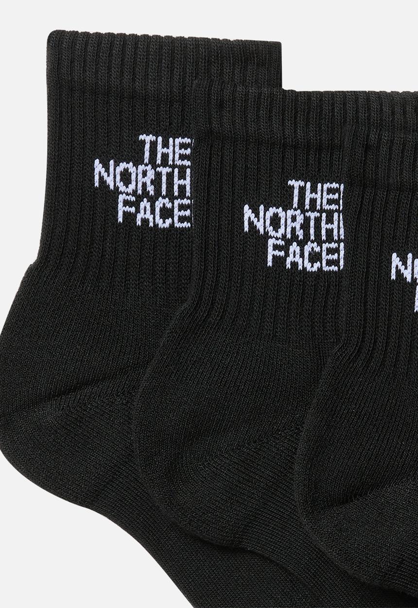 The North Face - Multi sport cush quarter sock 3 pack - black