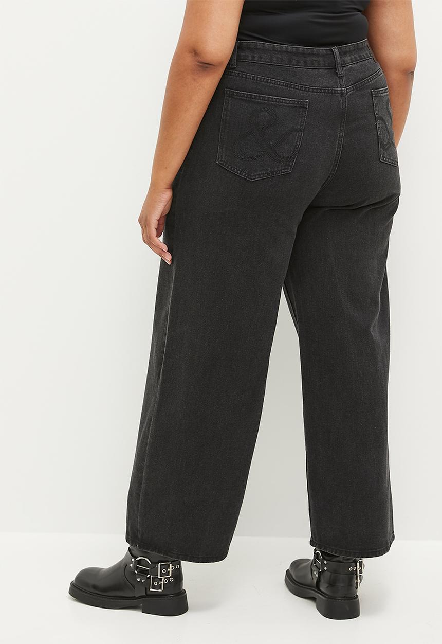 Me&B - Plus Adjustable Waist Jean - Black