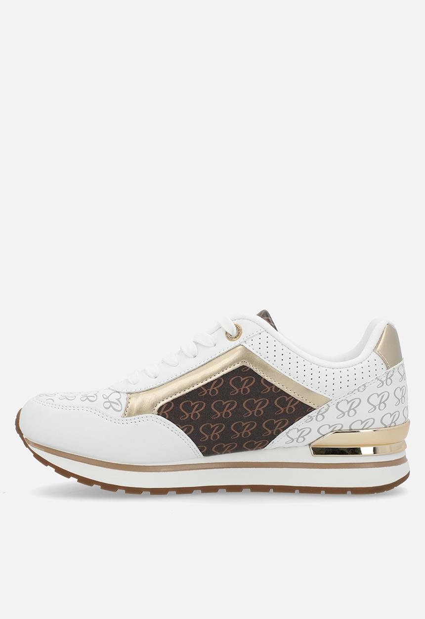 SISSY BOY - Serena sneaker - white/brown