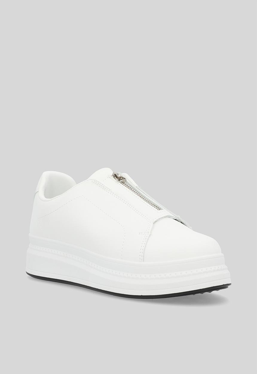 Superbalist - Amadi zip slip-on - white