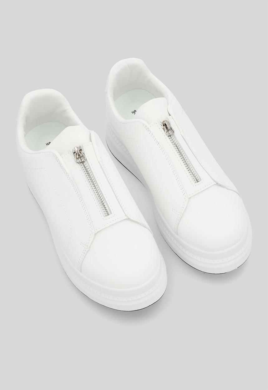 Superbalist - Amadi zip slip-on - white