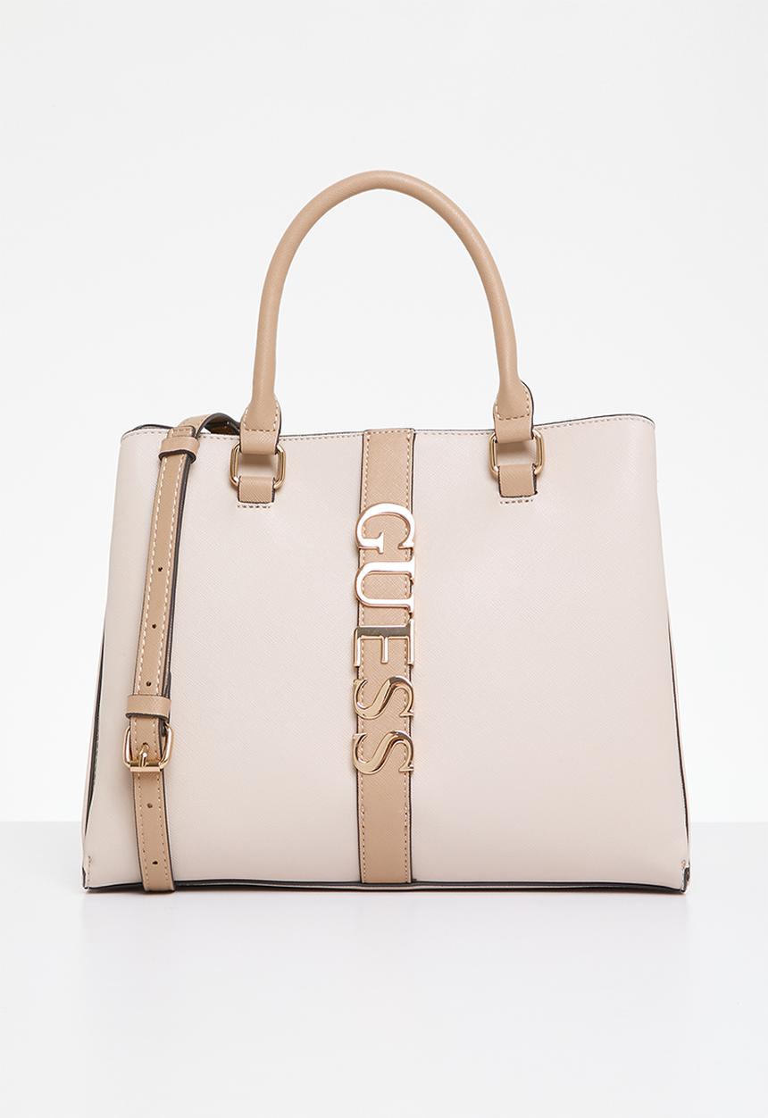 GUESS - Garrick satchel - sand 