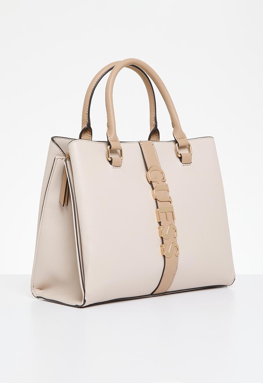 GUESS - Garrick satchel - sand 
