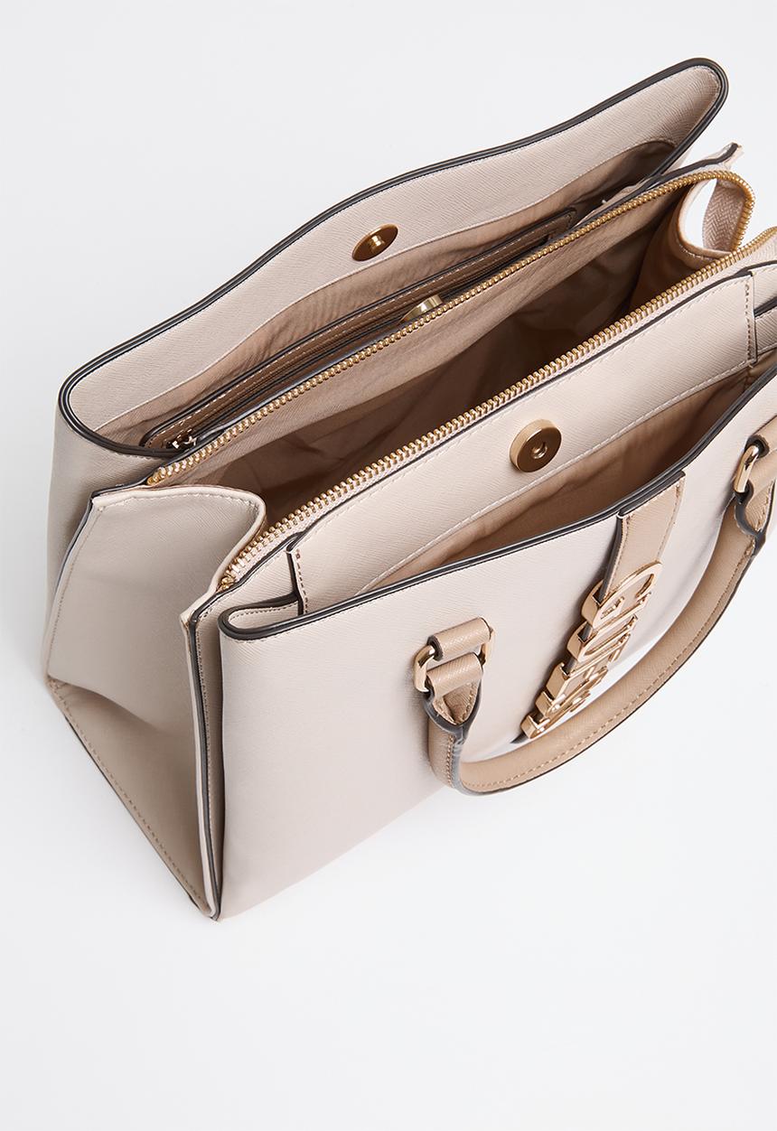 GUESS - Garrick satchel - sand 