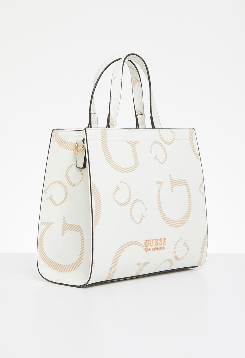 GUESS - Lindey mini tote - white