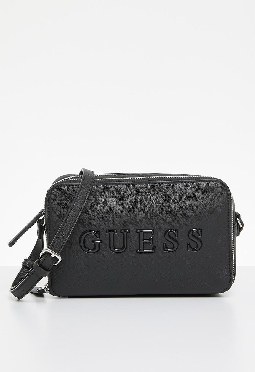 GUESS - Artemis mini dbl zip crossbody-black