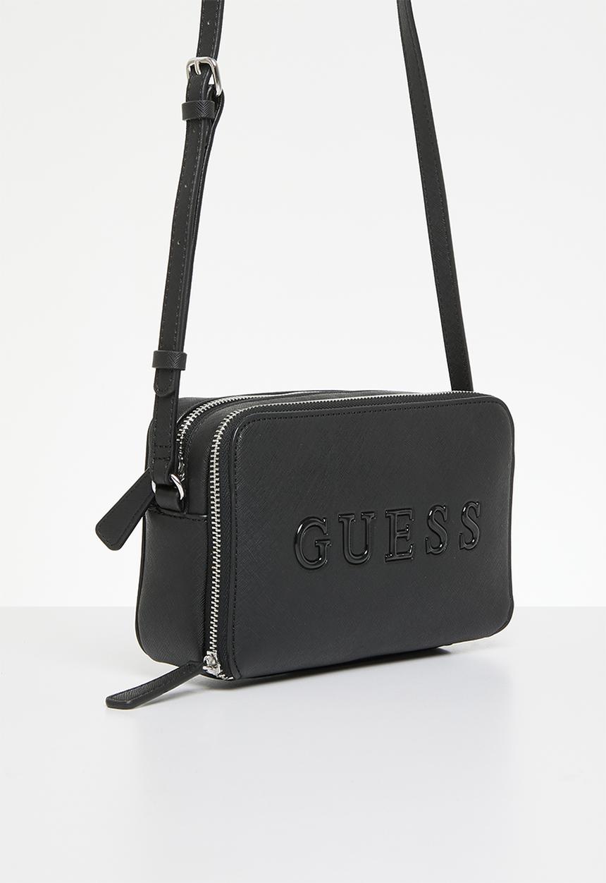 GUESS - Artemis mini dbl zip crossbody-black