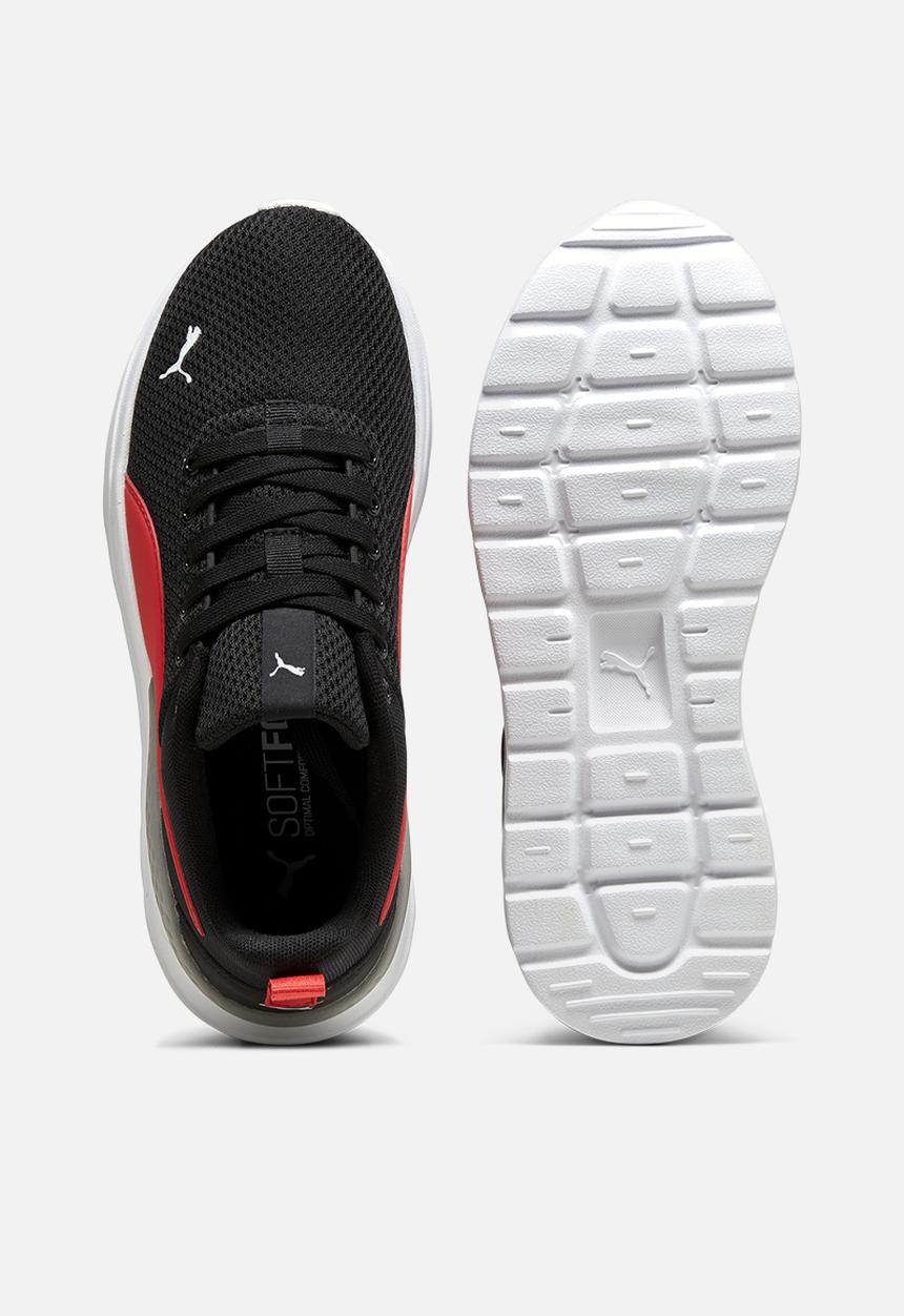 PUMA - Anzarun Lite Jr - Puma Black/Active Red