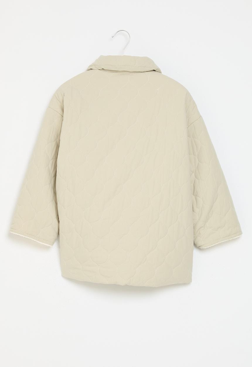 Pop Candy - Quilted jacket - cement & brown