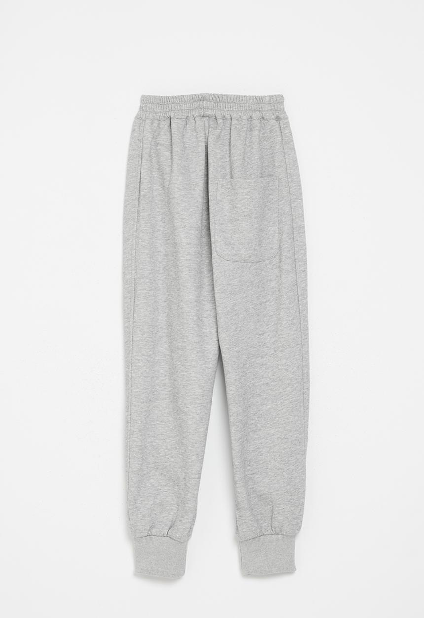Pop Candy - Cuff jogger - grey & yellow