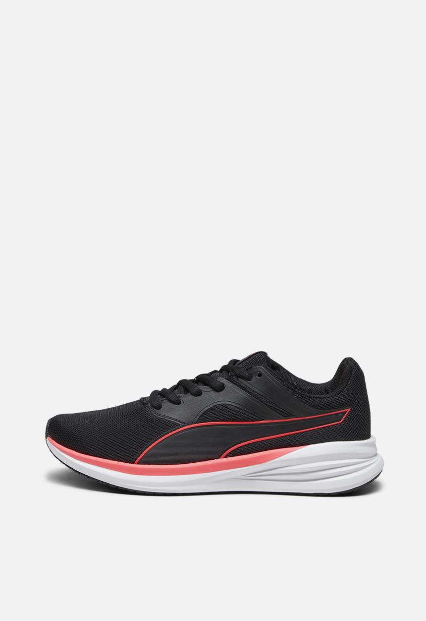 PUMA - Transport Jr - Puma Black/Fire Orchid