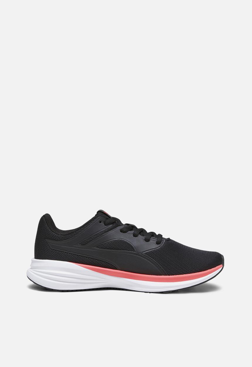 PUMA - Transport Jr - Puma Black/Fire Orchid
