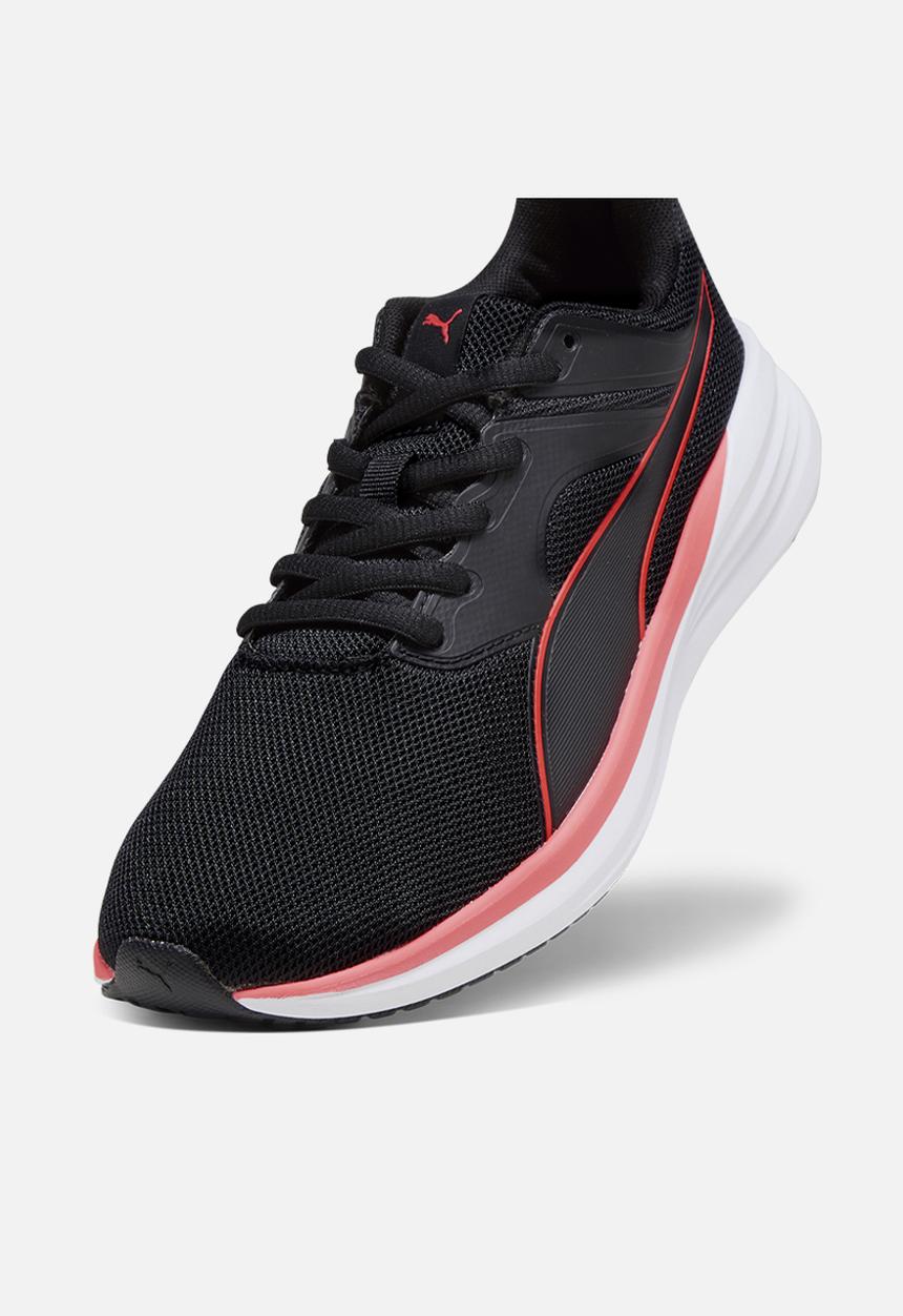 PUMA - Transport Jr - Puma Black/Fire Orchid