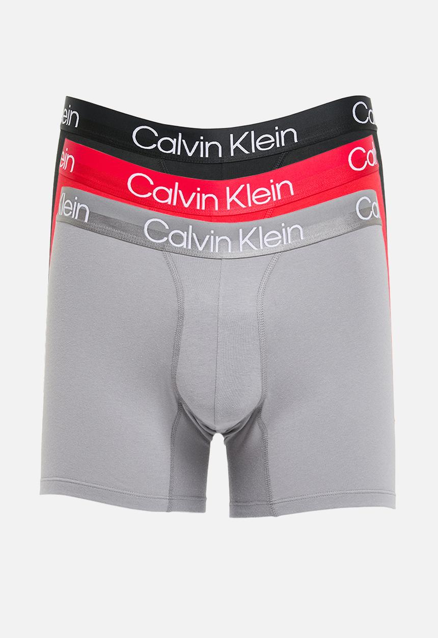 Calvin Klein - Boxer brief 3pk - december sky, rouge, black