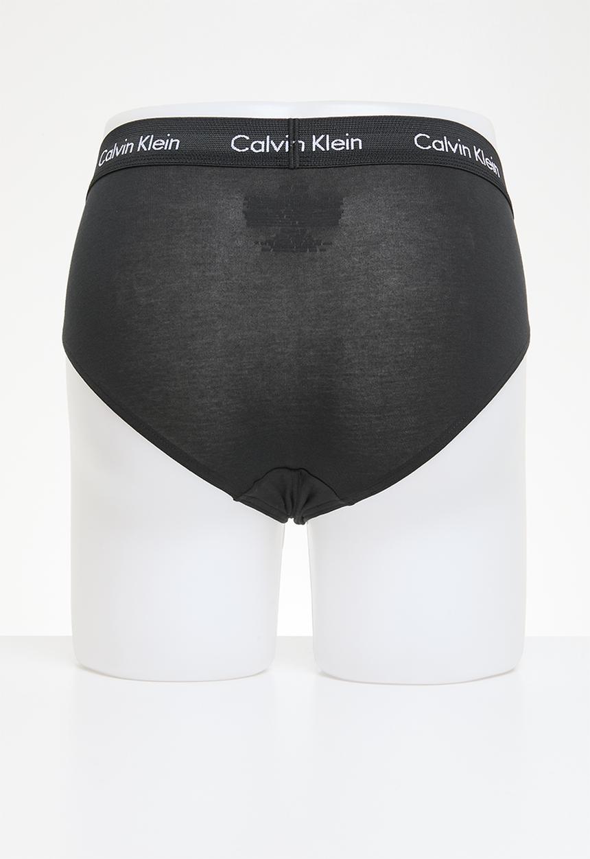 Calvin Klein - Hip brief 3 pack - b- black, tawny port, porpoise wbs