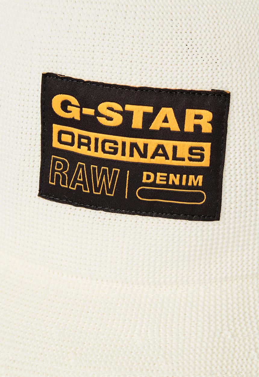 G-STAR - Bucket hat knitted - milk