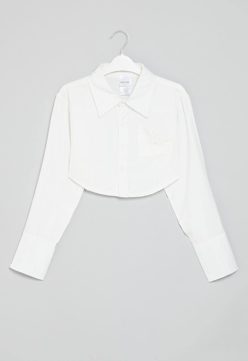 Pop Candy - Cropped shirt - white
