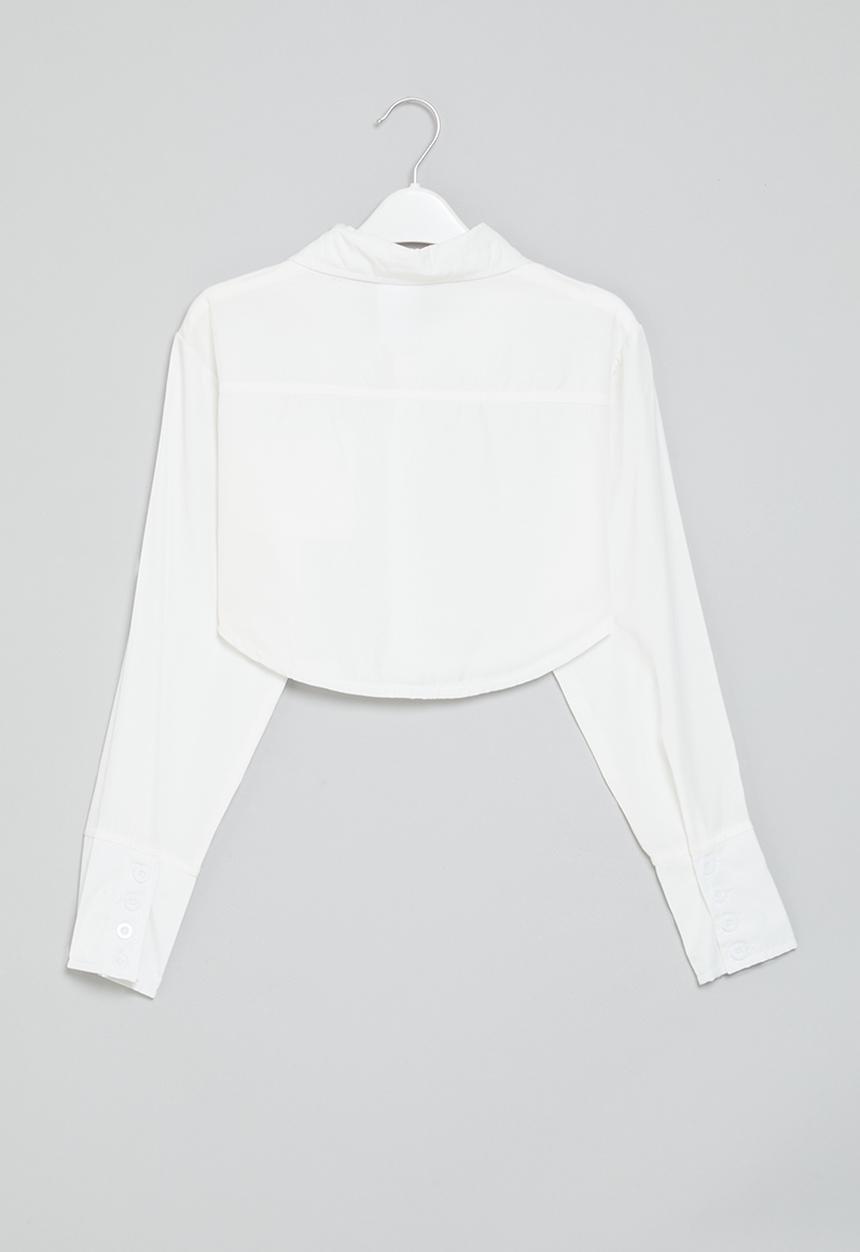 Pop Candy - Cropped shirt - white
