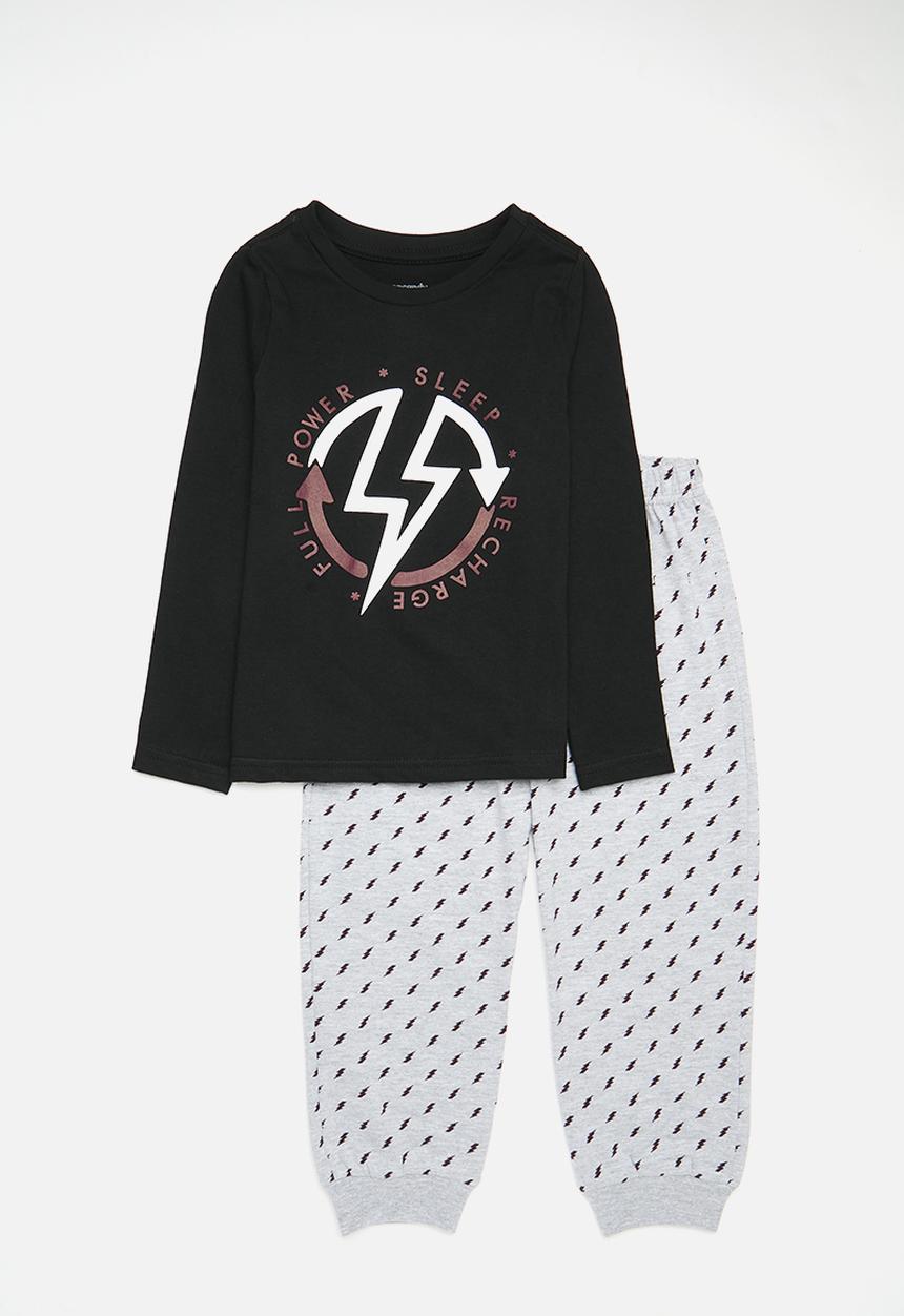 Pop Candy - Pj set - black & grey