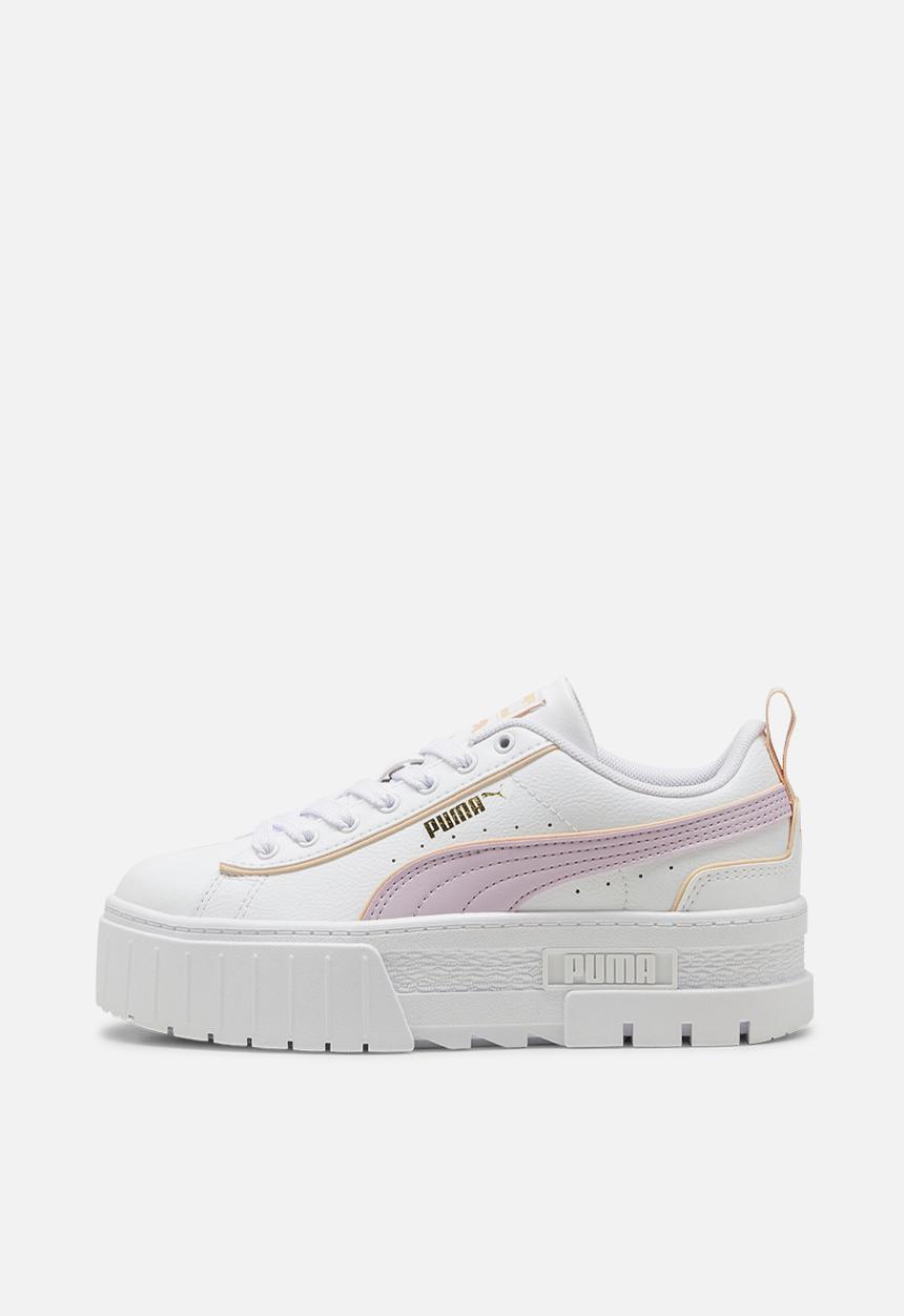 PUMA - Mayze lth piping jr - puma white-grape mist-peach fizz