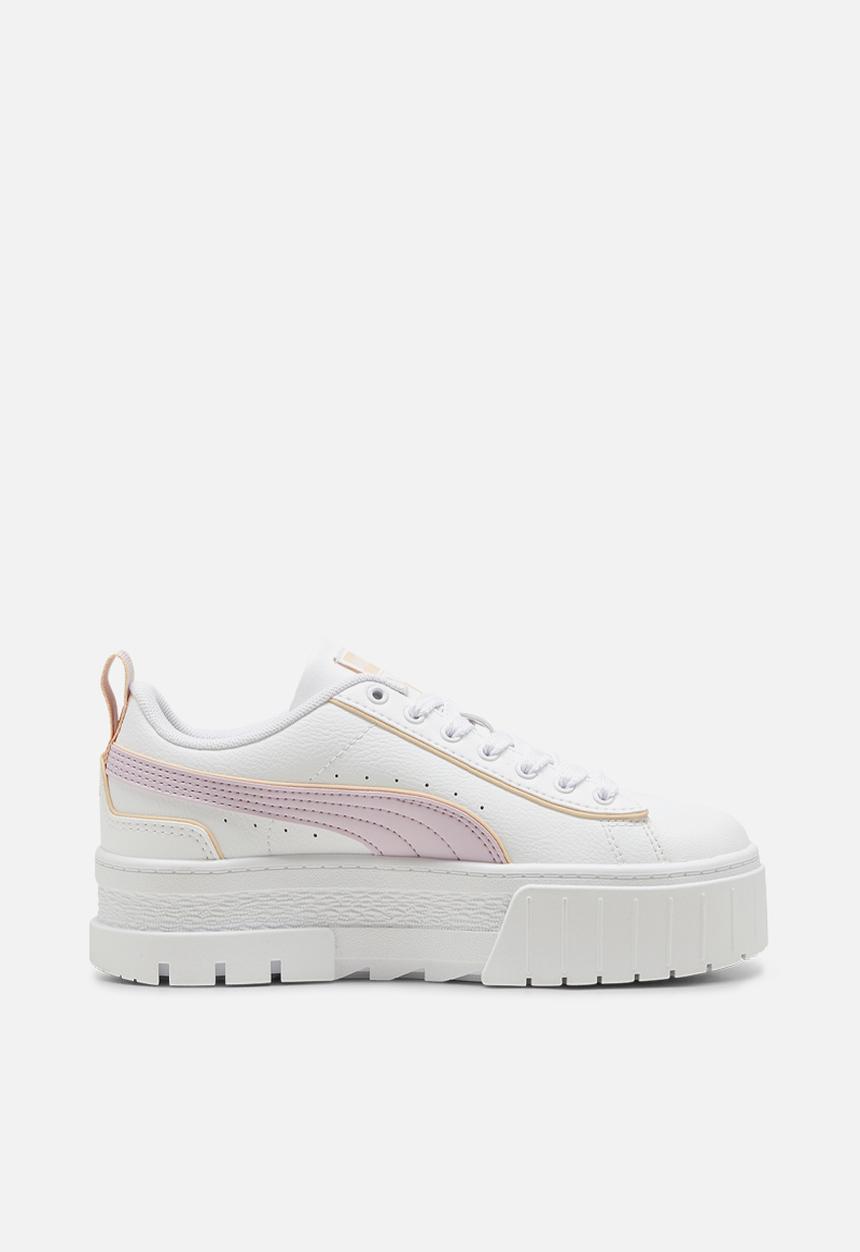 PUMA - Mayze lth piping jr - puma white-grape mist-peach fizz