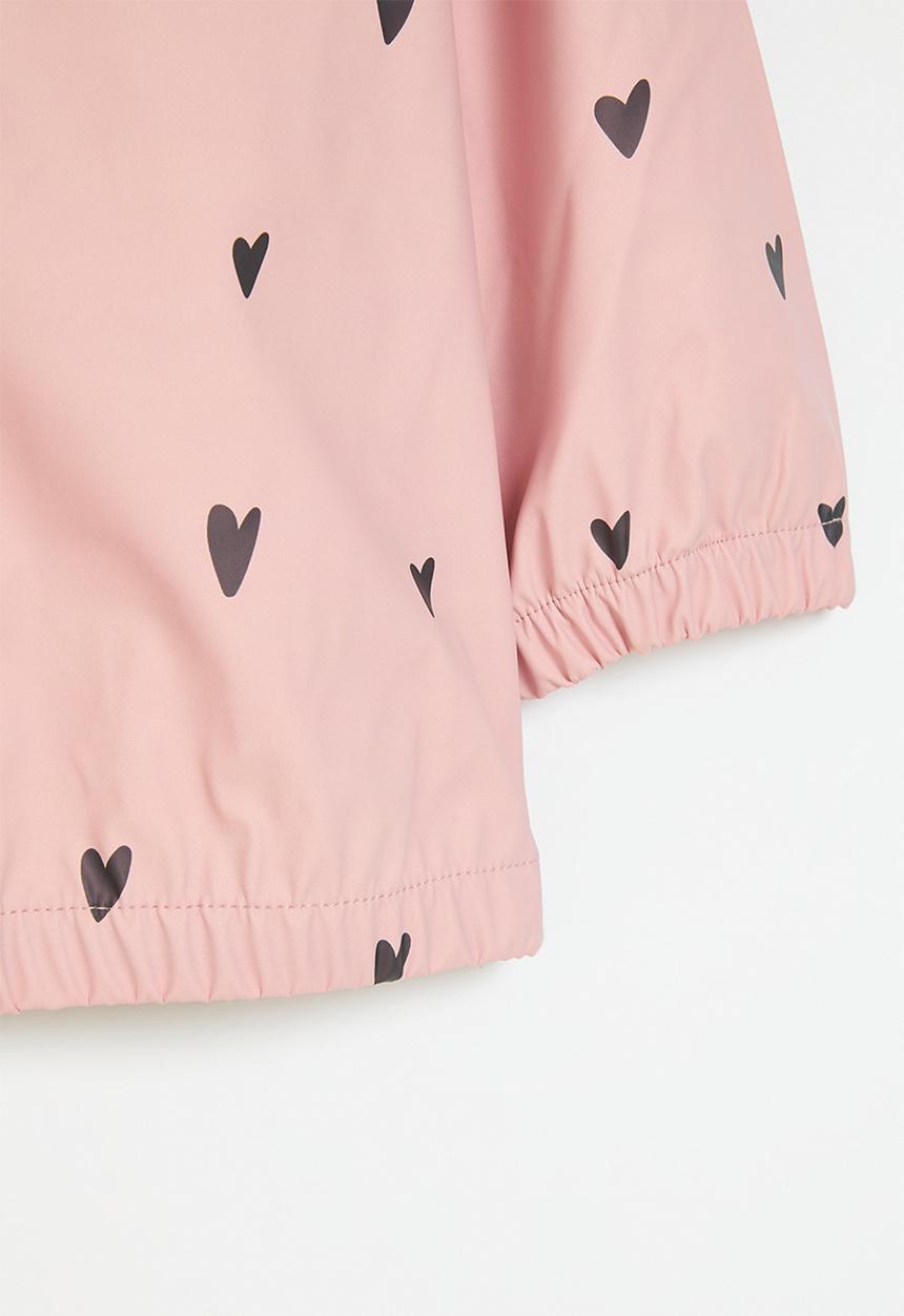 Cotton On - Reign jacket - zephyr/hand drawn hearts