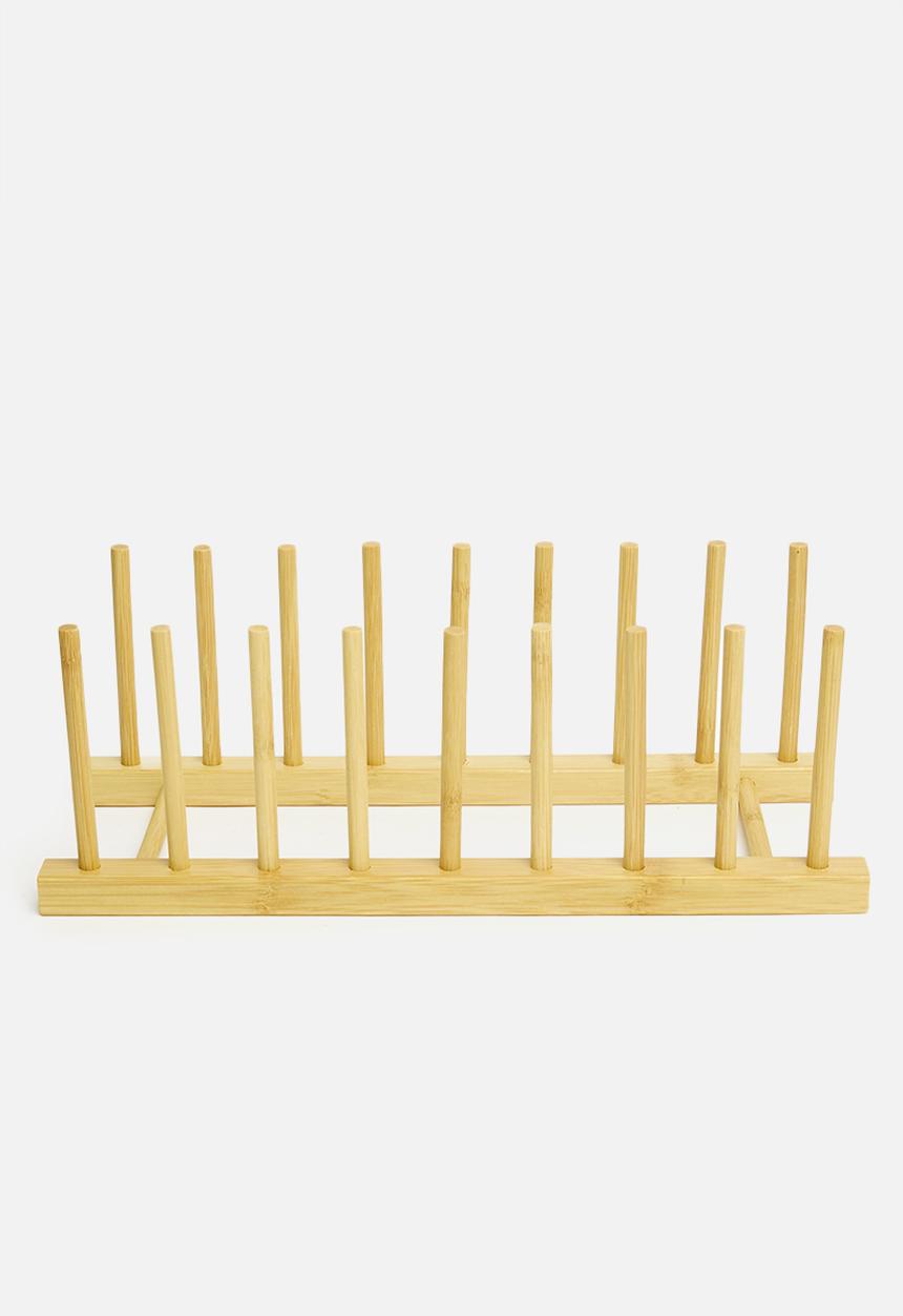 Excellent Houseware - Bamboo plate holder - natural