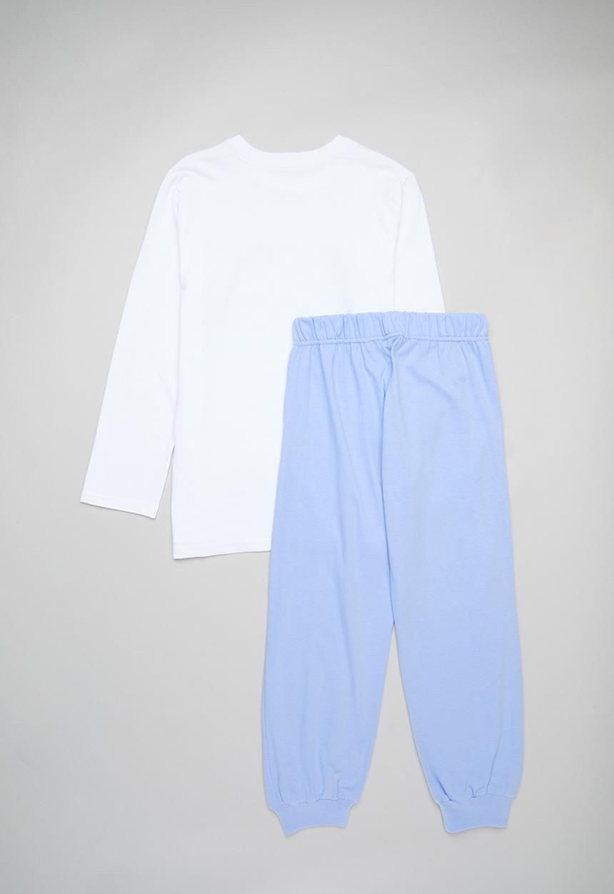 Pop Candy - Pj set - white & blue 