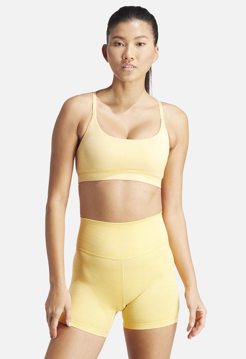 adidas Performance - All Me Ls Bra - Semi Spark/Ivory