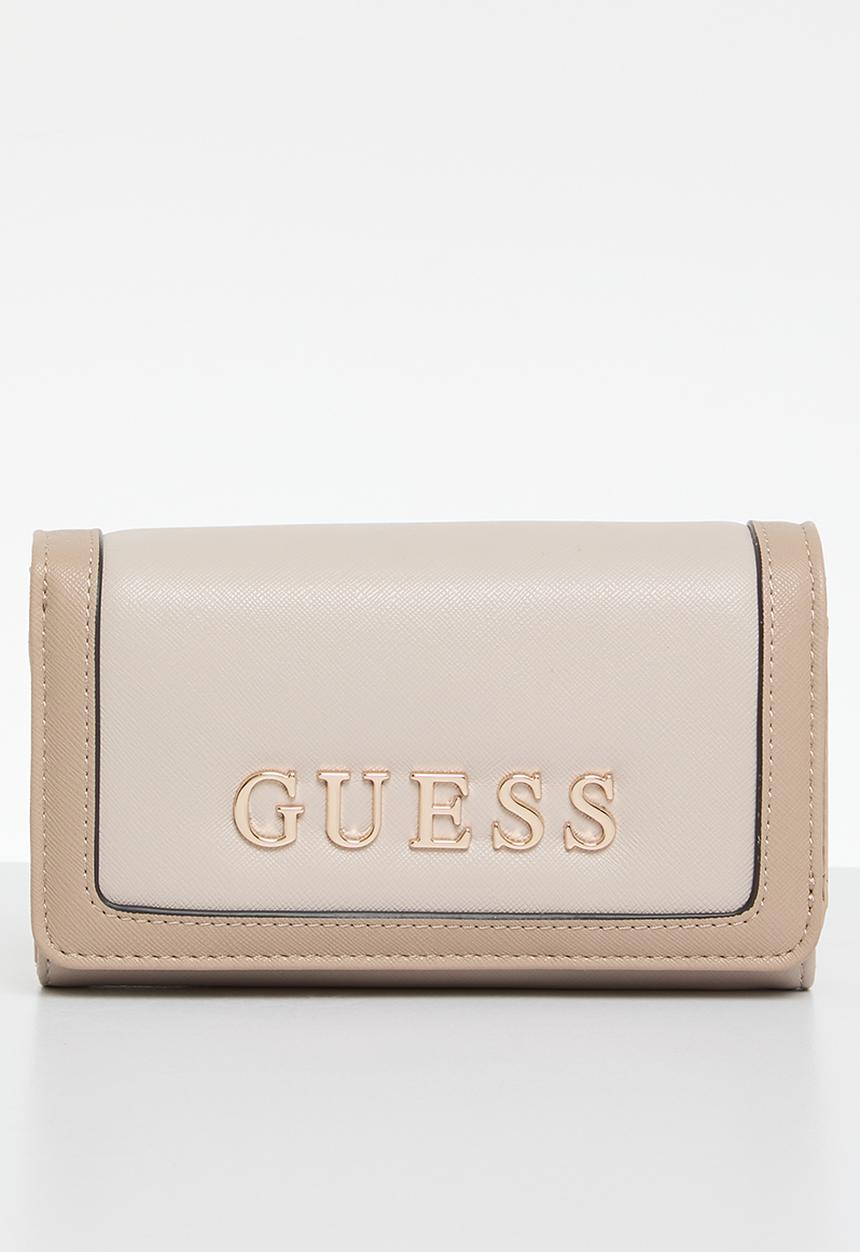 GUESS - Garrick slg phone organizer - sand