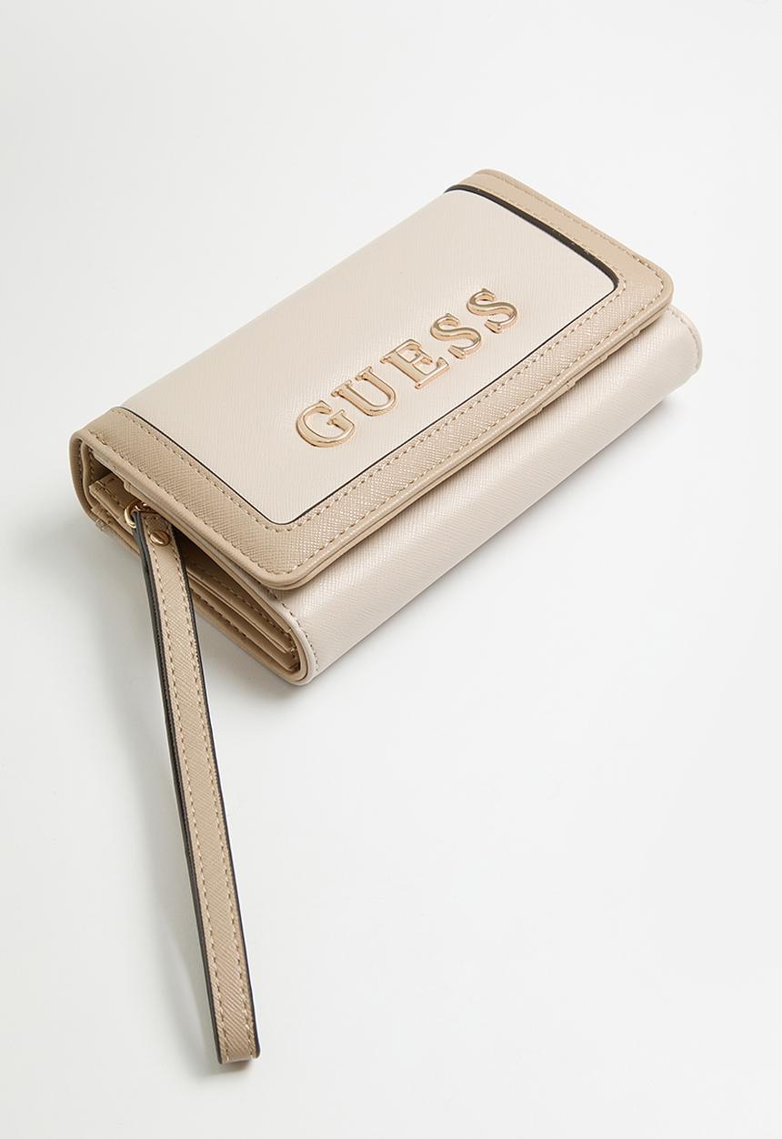 GUESS - Garrick slg phone organizer - sand