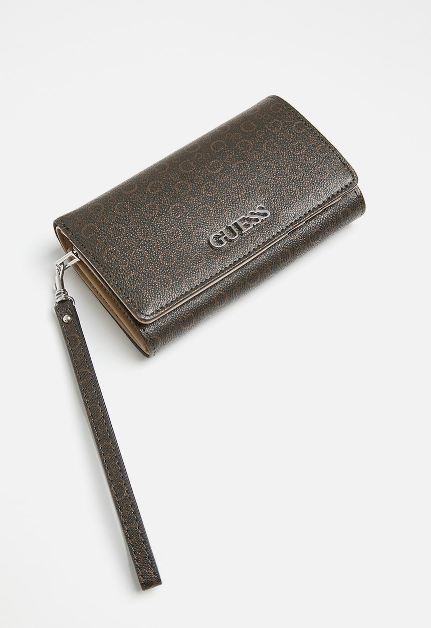 GUESS - Niko slg phone organizer - brown