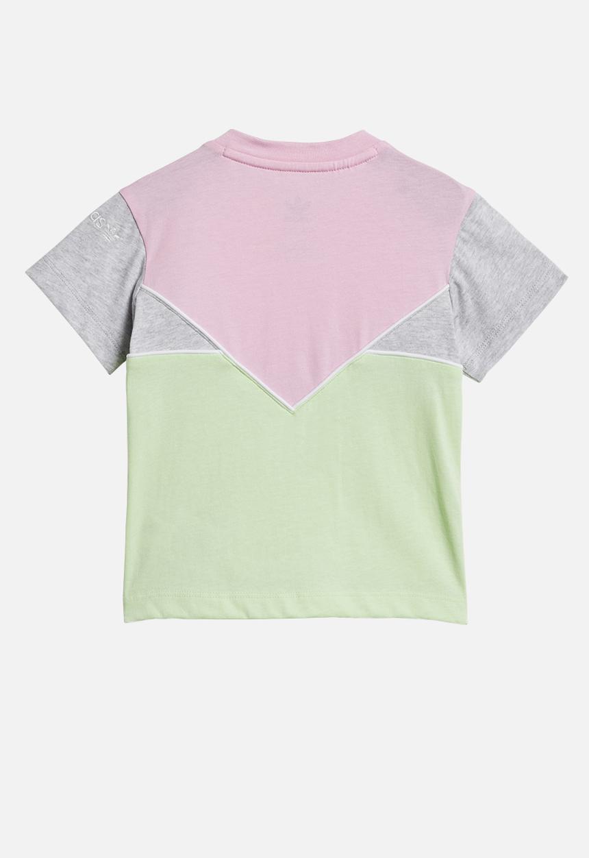 adidas Originals - Short Tee Set - True Pink & Light Grey Heather