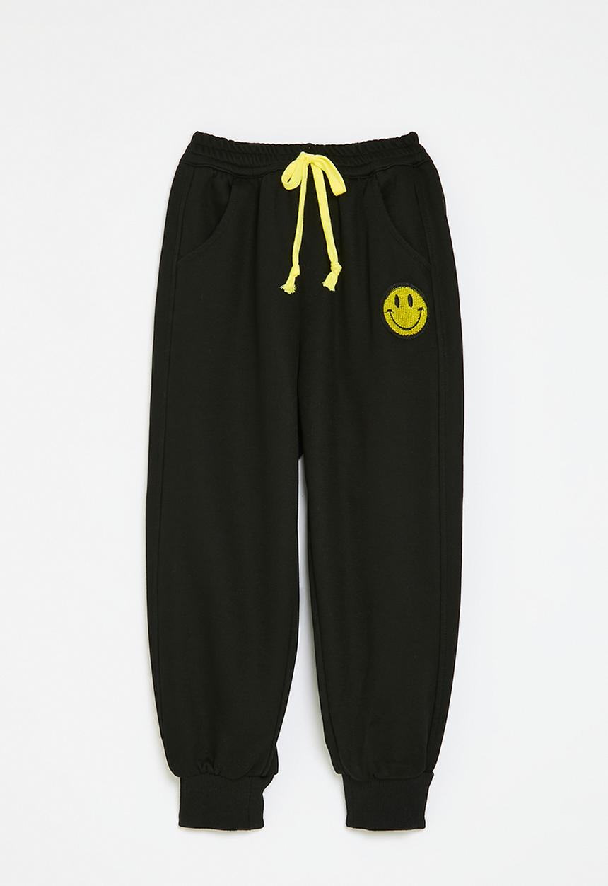 Pop Candy - Cuff jogger - black & yellow