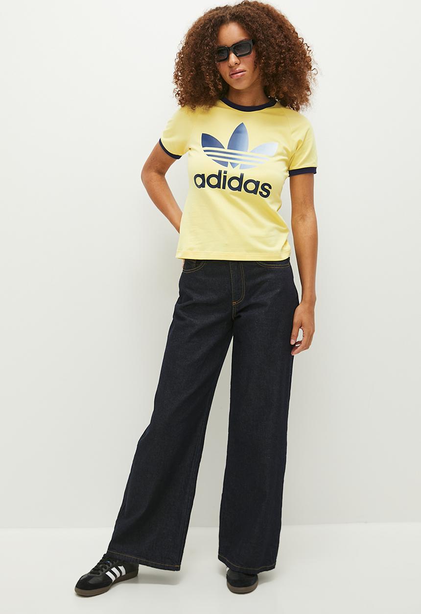 adidas Originals - Grad Crop T W - Almost Yellow