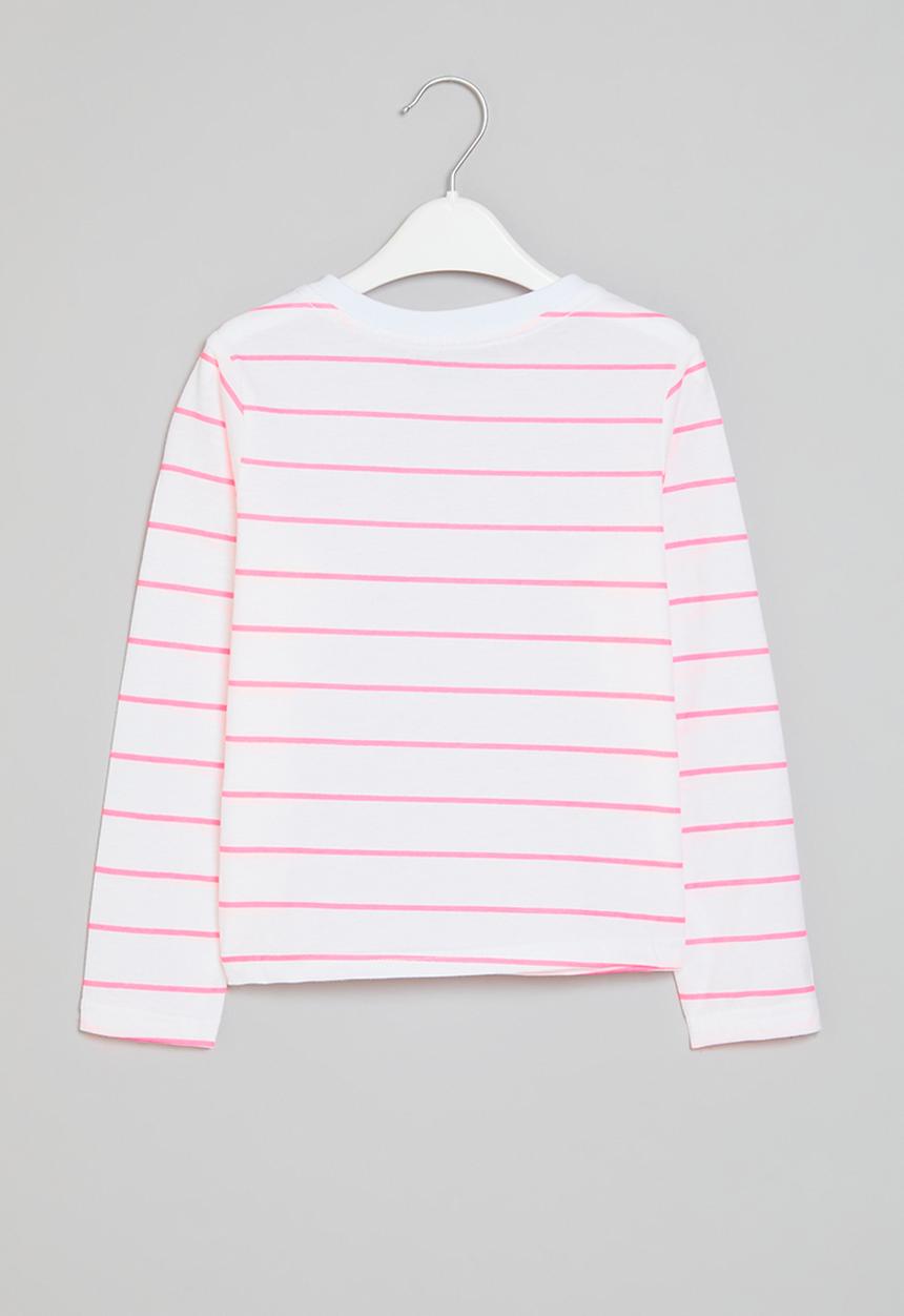 Pop Candy - Long sleeve printed tee - pink