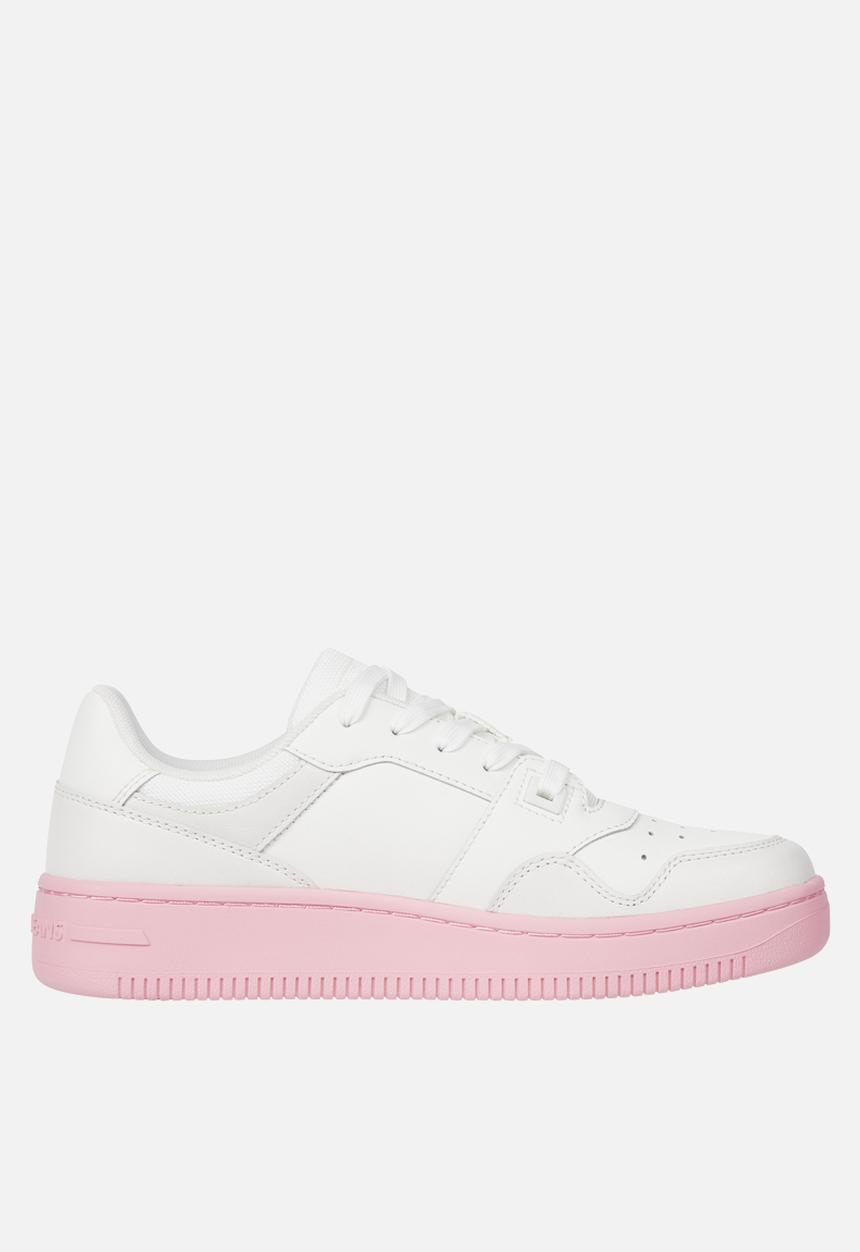Tommy Hilfiger - TJW retro basket ess - ecru/pink alert